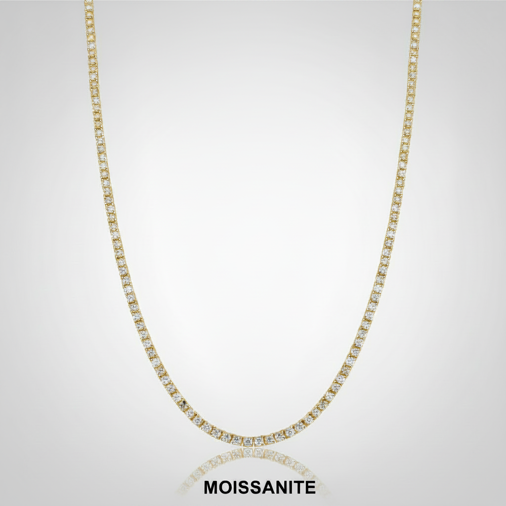 שרשרת טניס מוסונייט mosi004-2.5mm-8.46ct--3-M
