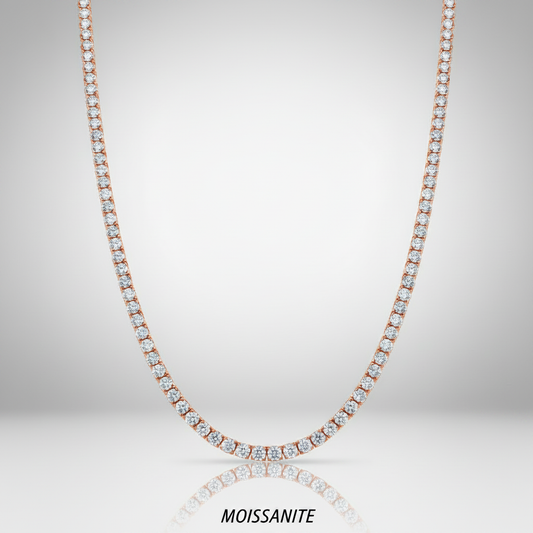 שרשרת טניס מוסונייט mosi005-3mm-14ct- -2-M