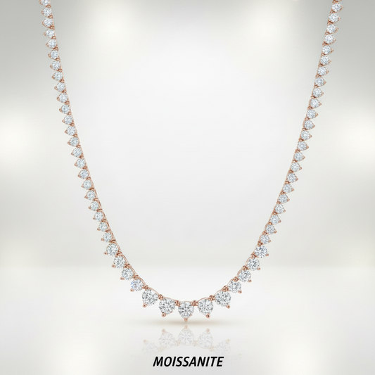 שרשרת טניס מוסונייט mosi007-3-5mm-15.1ct--2-M