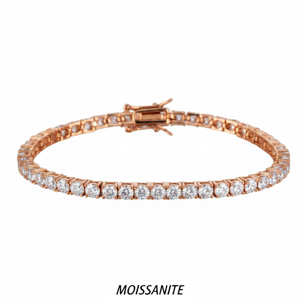 צמיד טניס מוסונייט mosi002-3mm-4.9ct-5.5ct--2-M