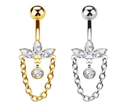 2 יח' - טבור Lumipierce  lpb023-1.6*10*4mm ball -